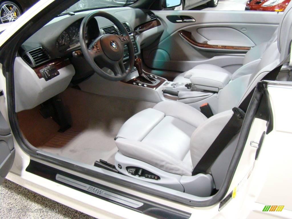 2006 3 Series 325i Convertible - Alpine White / Grey photo #9