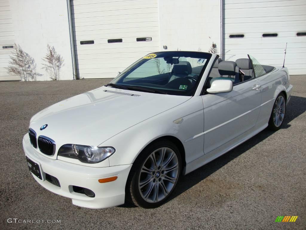 2005 3 Series 330i Convertible - Alpine White / Grey photo #1