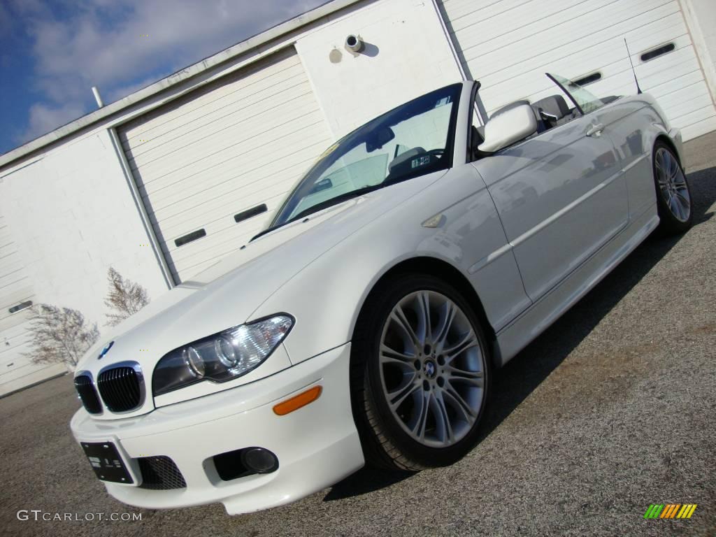2005 3 Series 330i Convertible - Alpine White / Grey photo #2