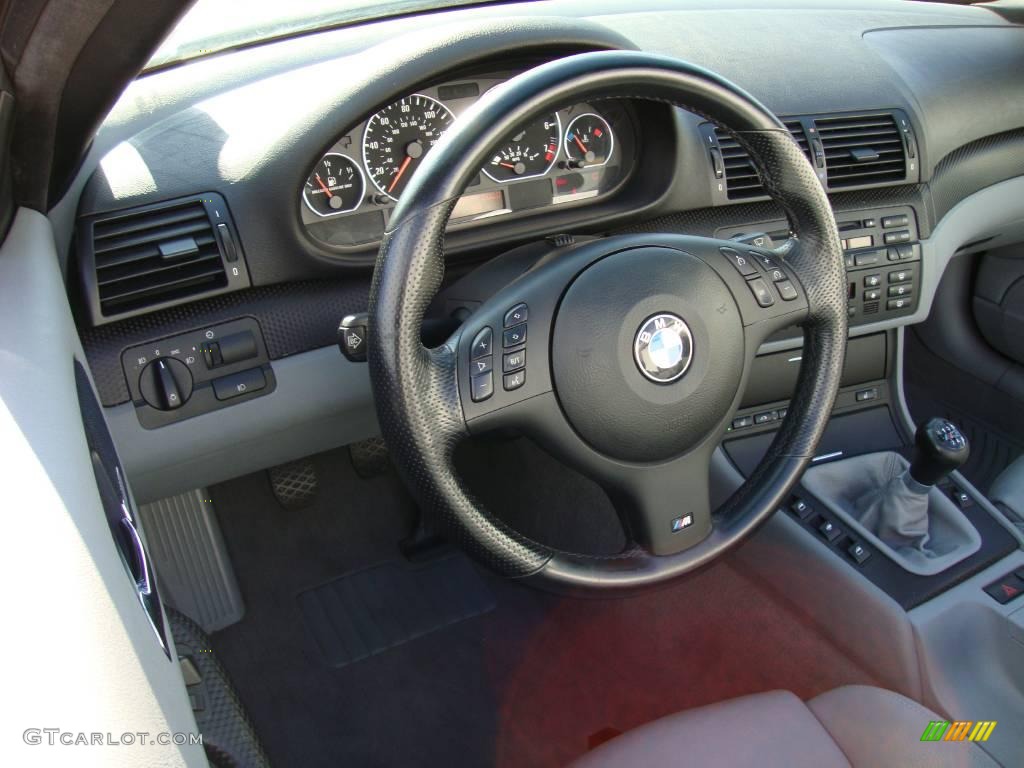 2005 3 Series 330i Convertible - Alpine White / Grey photo #11