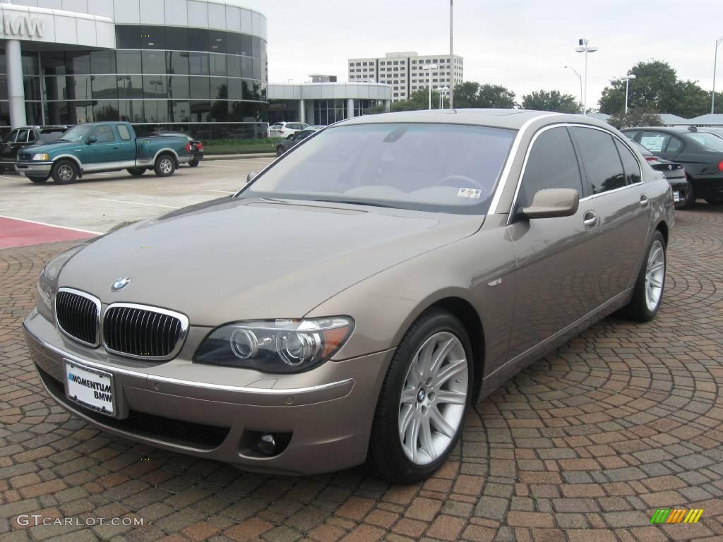 2006 7 Series 750Li Sedan - Kalahari Beige Metallic / Dark Beige/Beige III photo #3