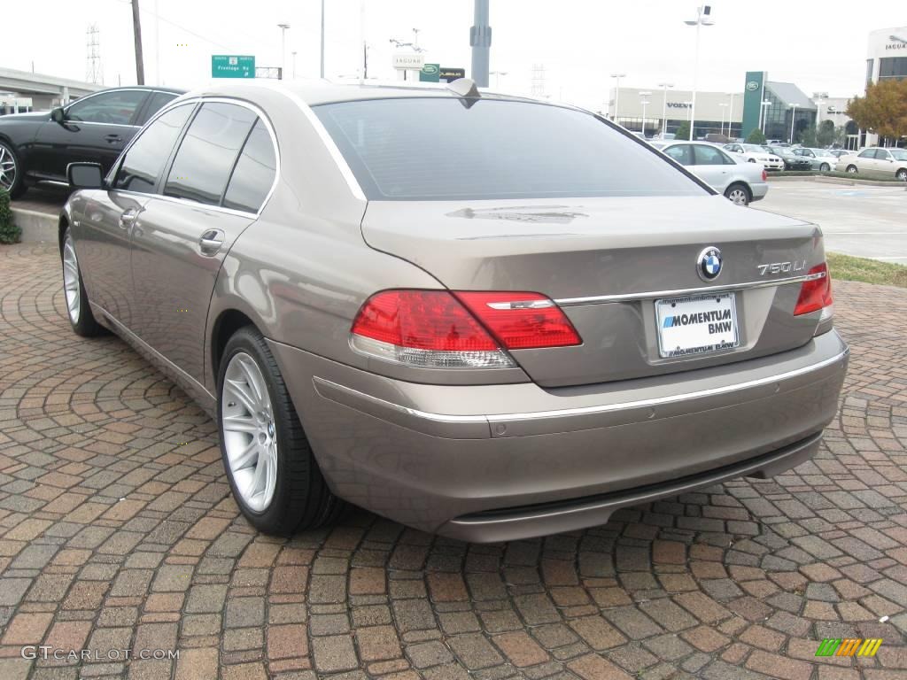 2006 7 Series 750Li Sedan - Kalahari Beige Metallic / Dark Beige/Beige III photo #5