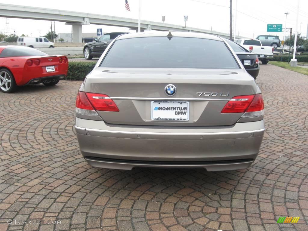 2006 7 Series 750Li Sedan - Kalahari Beige Metallic / Dark Beige/Beige III photo #6