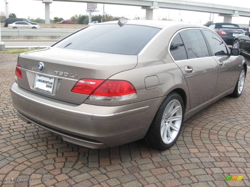 2006 7 Series 750Li Sedan - Kalahari Beige Metallic / Dark Beige/Beige III photo #7