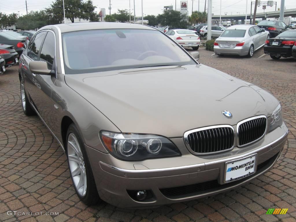 2006 7 Series 750Li Sedan - Kalahari Beige Metallic / Dark Beige/Beige III photo #8