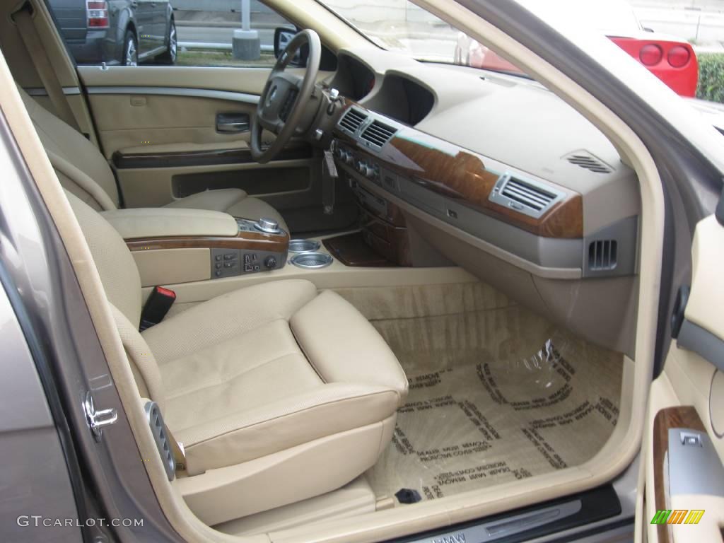 2006 7 Series 750Li Sedan - Kalahari Beige Metallic / Dark Beige/Beige III photo #9