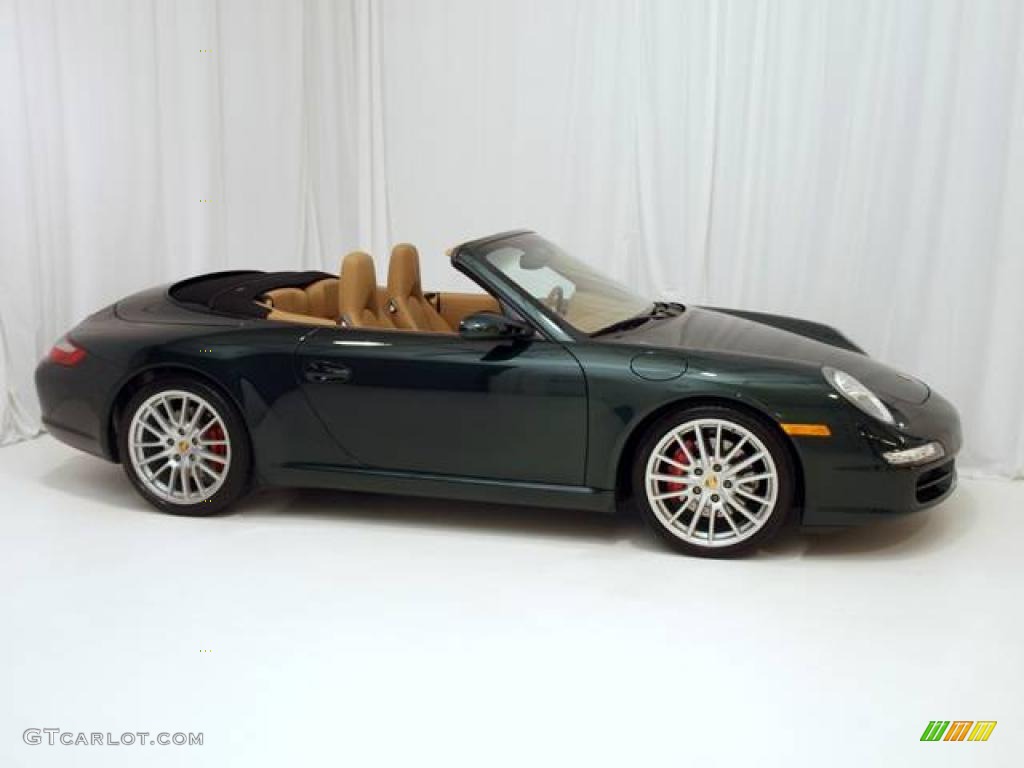 2006 911 Carrera S Cabriolet - Forest Green Metallic / Sand Beige photo #3