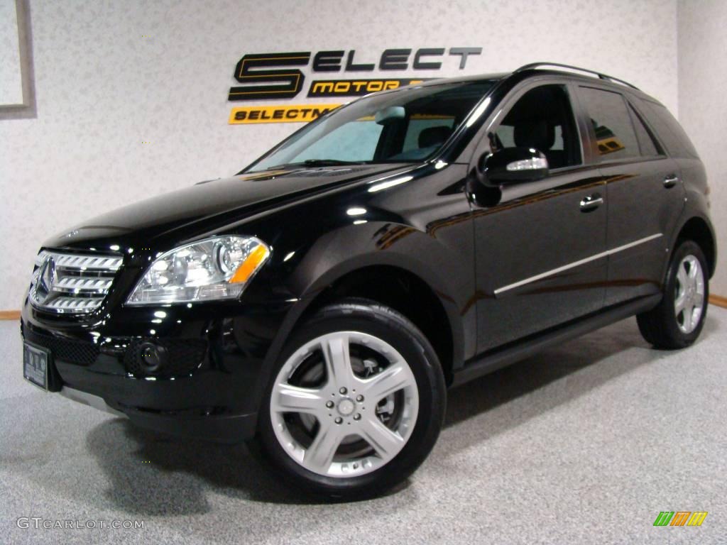 2008 ML 320 CDI 4Matic - Black / Black photo #1