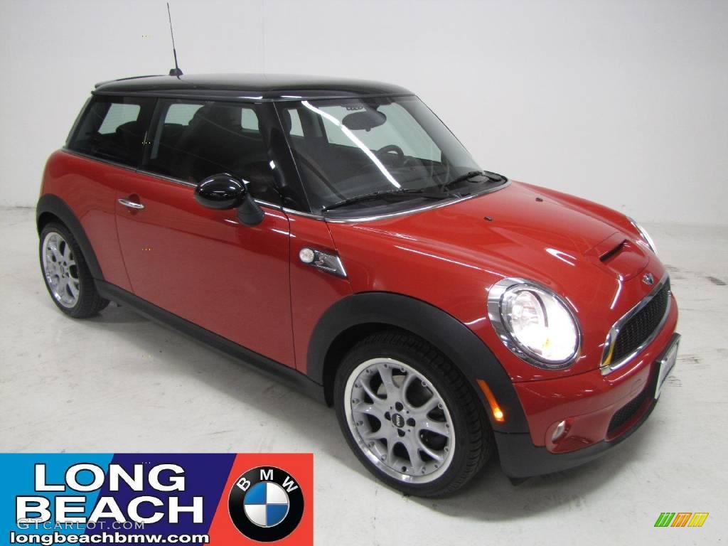 2007 Cooper S Hardtop - Chili Red / Rooster Red/Carbon Black photo #1