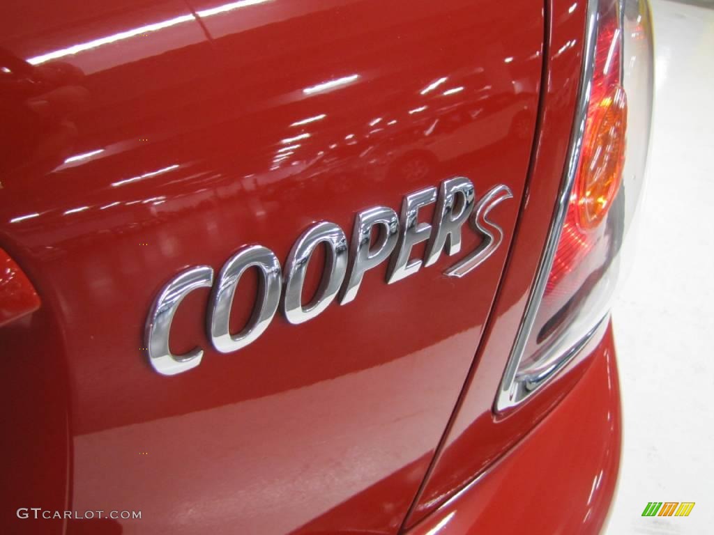 2007 Cooper S Hardtop - Chili Red / Rooster Red/Carbon Black photo #7