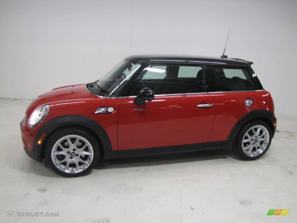 2007 Cooper S Hardtop - Chili Red / Rooster Red/Carbon Black photo #11