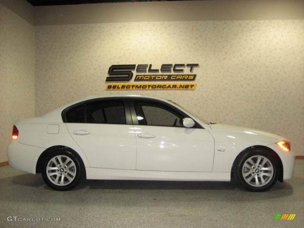 2006 3 Series 325xi Sedan - Alpine White / Beige photo #4