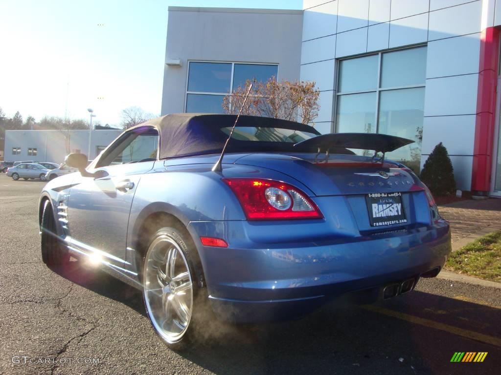 2005 Crossfire Limited Roadster - Aero Blue Pearlcoat / Dark Slate Grey photo #22