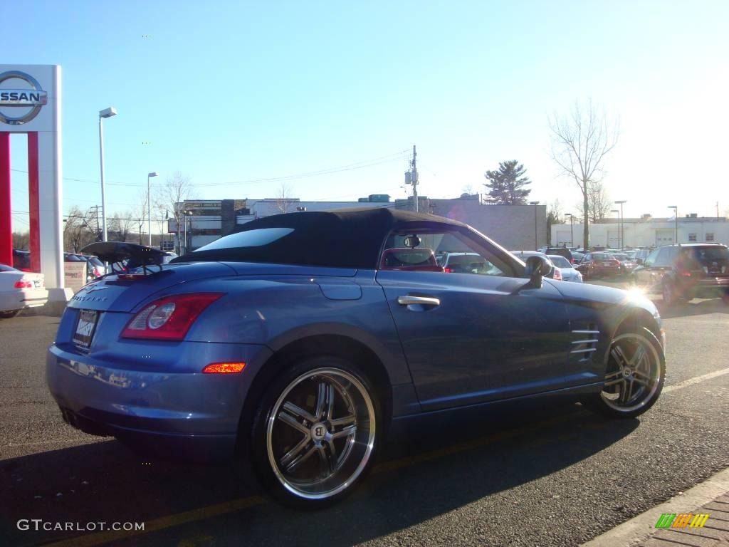 2005 Crossfire Limited Roadster - Aero Blue Pearlcoat / Dark Slate Grey photo #25