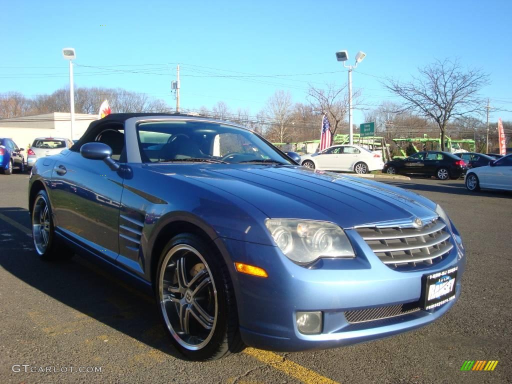 2005 Crossfire Limited Roadster - Aero Blue Pearlcoat / Dark Slate Grey photo #28