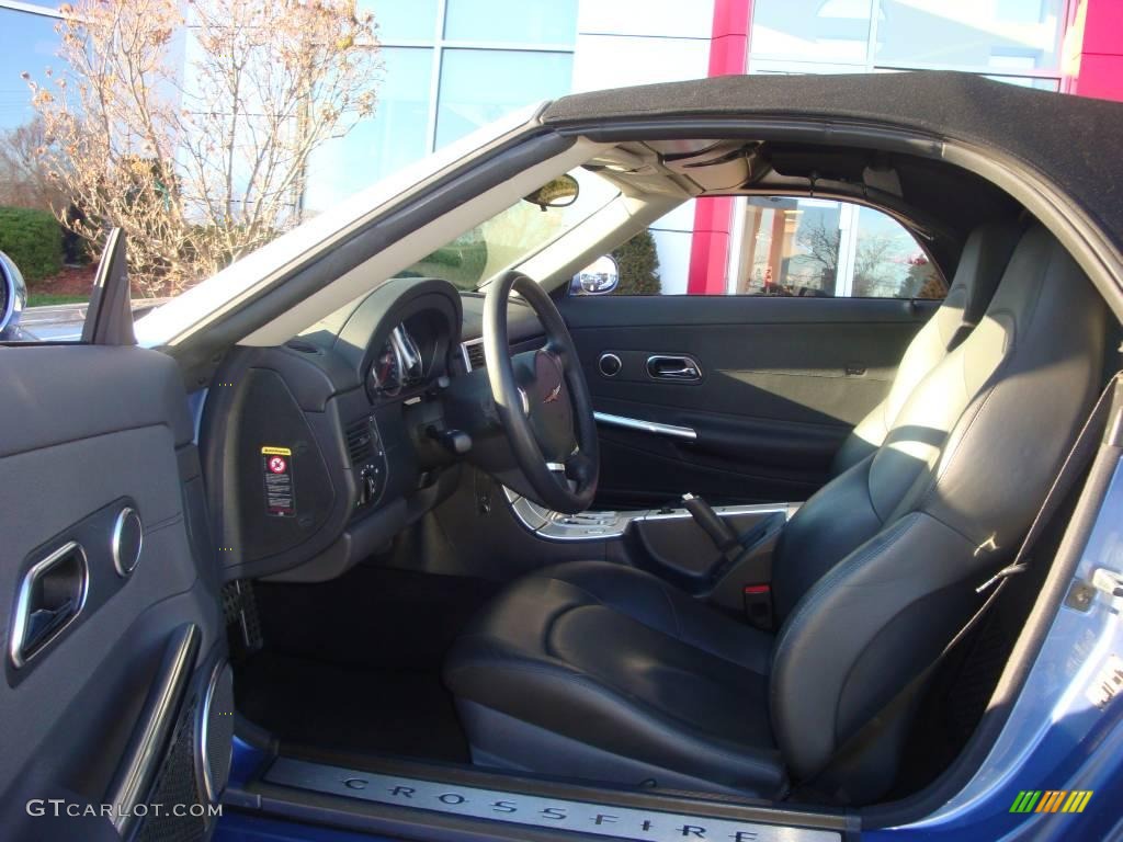 Dark Slate Grey Interior 2005 Chrysler Crossfire Limited Roadster Photo #23612588