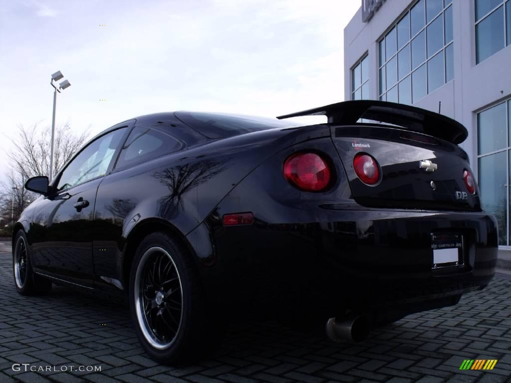 2007 Cobalt LS Coupe - Black / Gray photo #3