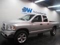 2007 Bright Silver Metallic Dodge Ram 1500 Big Horn Edition Quad Cab 4x4  photo #2