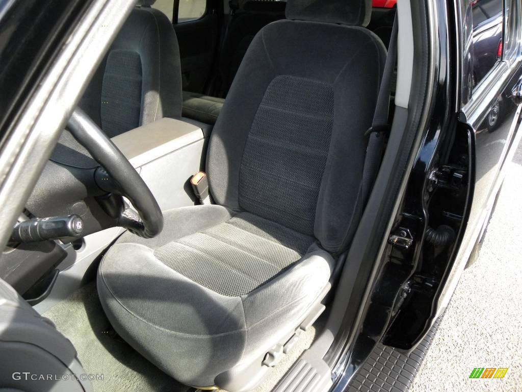 2002 Explorer XLT 4x4 - Black Clearcoat / Graphite photo #5