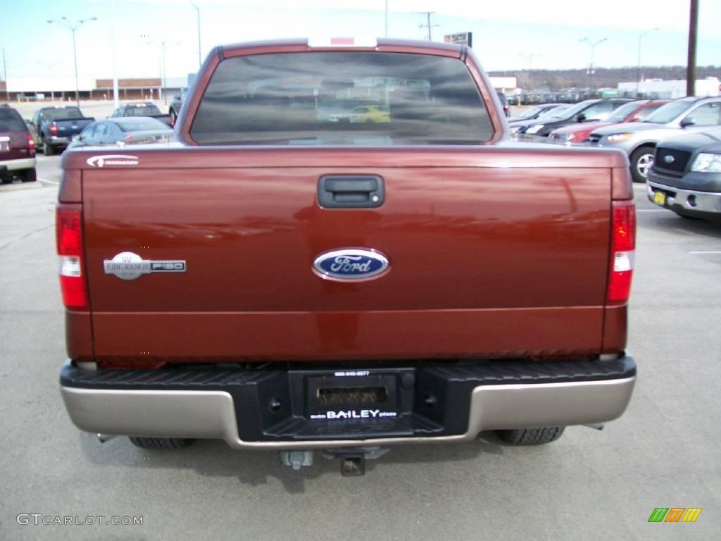 2005 F150 King Ranch SuperCrew 4x4 - Dark Copper Metallic / Castano Brown Leather photo #5