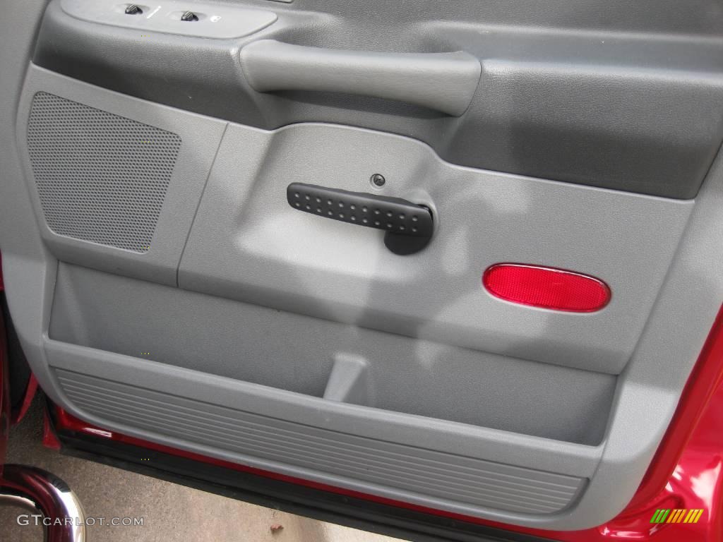 2008 Ram 1500 Big Horn Edition Quad Cab 4x4 - Inferno Red Crystal Pearl / Medium Slate Gray photo #29