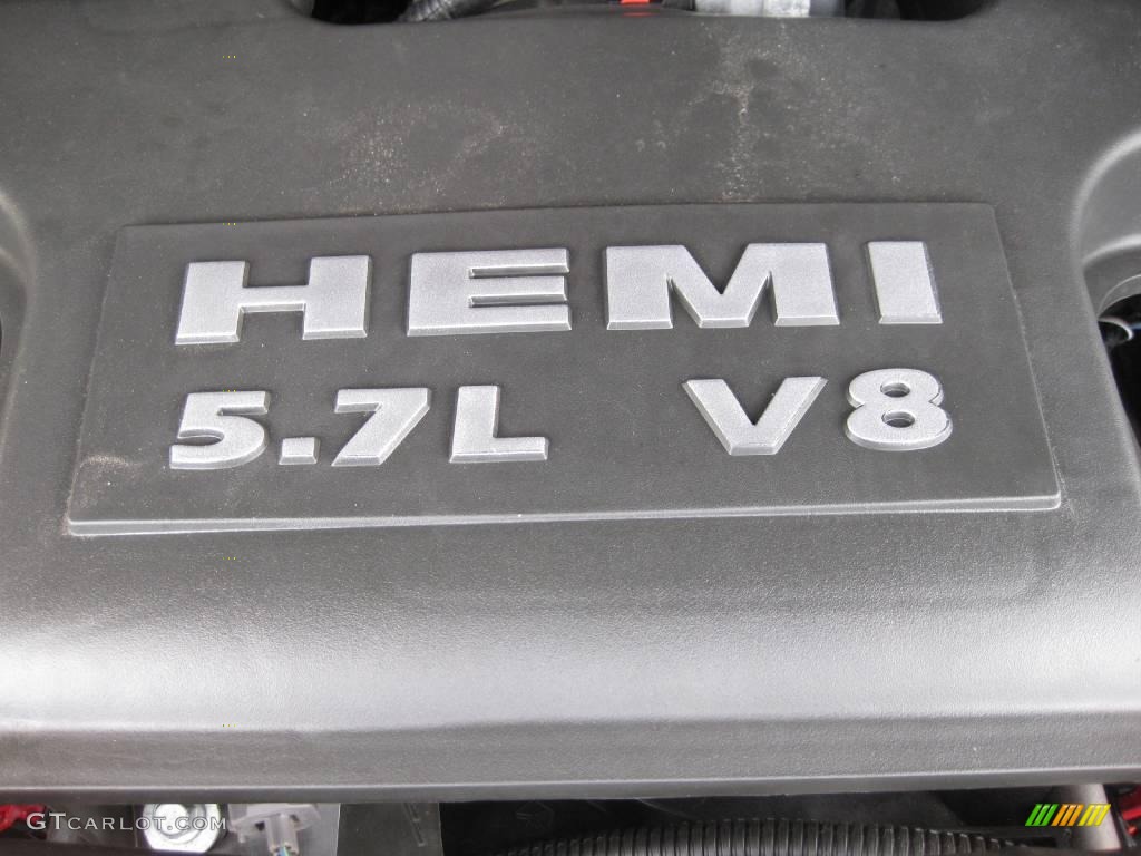 2008 Ram 1500 Big Horn Edition Quad Cab 4x4 - Inferno Red Crystal Pearl / Medium Slate Gray photo #33