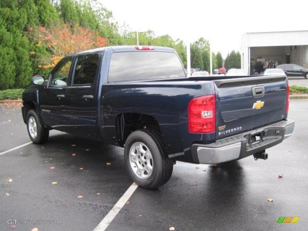 2009 Silverado 1500 LT Crew Cab - Imperial Blue Metallic / Ebony photo #2