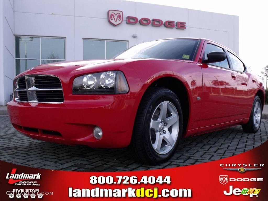 2009 Charger SXT - TorRed / Dark Slate Gray photo #1