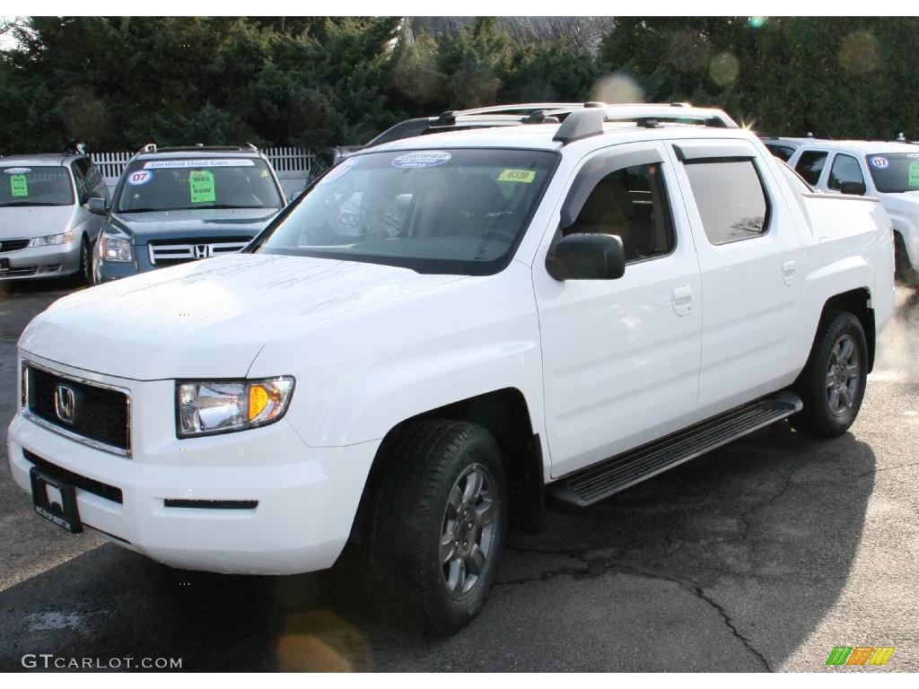 2007 Ridgeline RTX - White / Beige photo #1