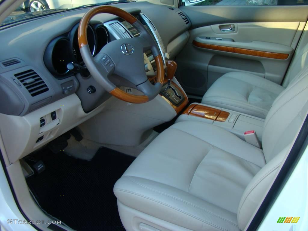 2009 RX 350 AWD - Crystal White Mica / Parchment photo #10