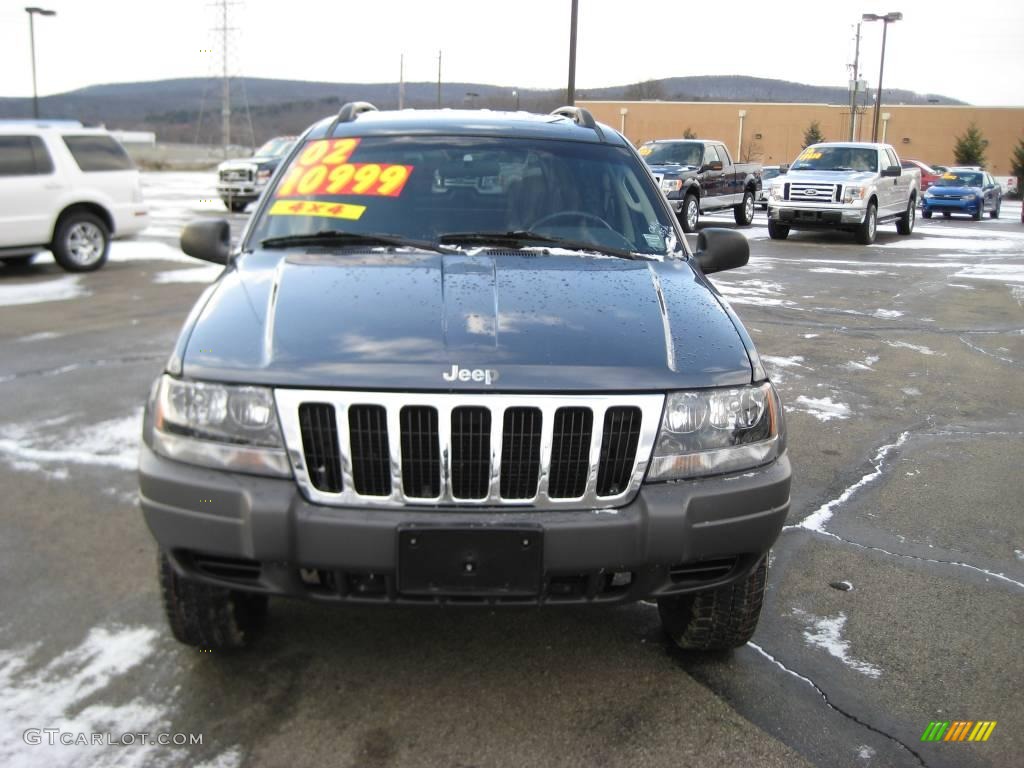 2002 Grand Cherokee Laredo 4x4 - Steel Blue Pearlcoat / Dark Slate Gray photo #2