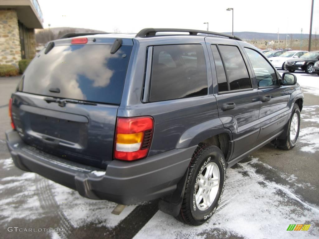 2002 Grand Cherokee Laredo 4x4 - Steel Blue Pearlcoat / Dark Slate Gray photo #13