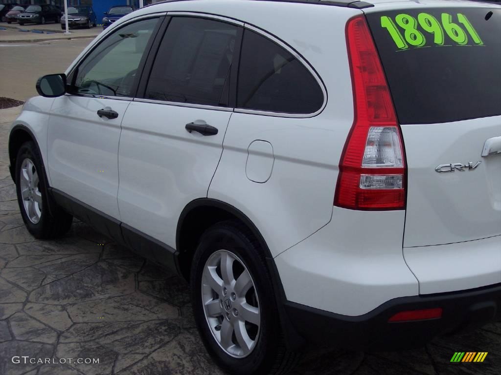 2007 CR-V EX 4WD - Taffeta White / Gray photo #7