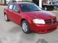 2010 Inferno Red Crystal Pearl Dodge Avenger SXT  photo #3