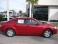 2010 Inferno Red Crystal Pearl Dodge Avenger SXT  photo #4