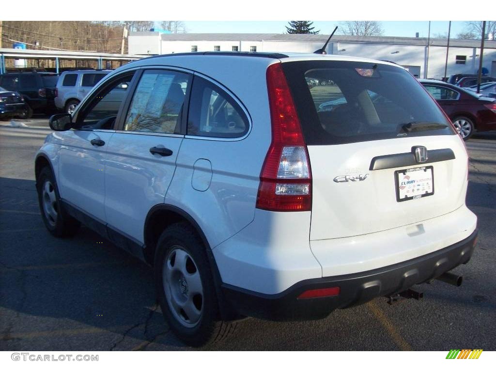 2007 CR-V LX 4WD - Taffeta White / Gray photo #2