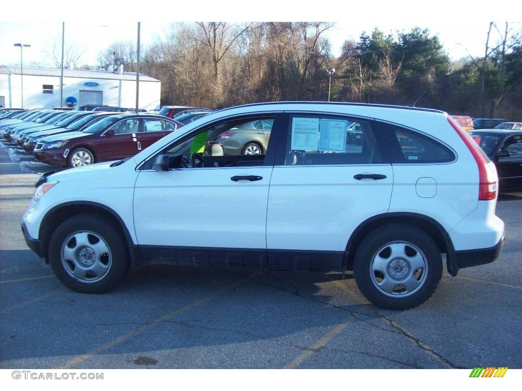 2007 CR-V LX 4WD - Taffeta White / Gray photo #19