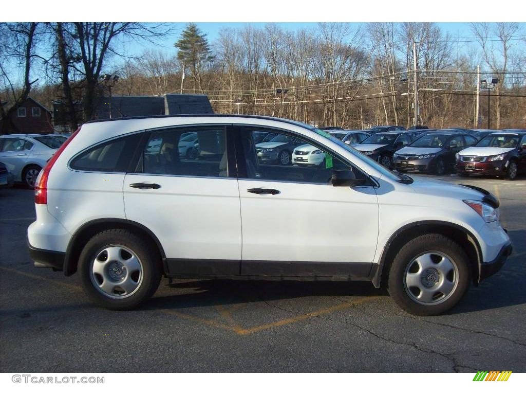 2007 CR-V LX 4WD - Taffeta White / Gray photo #20