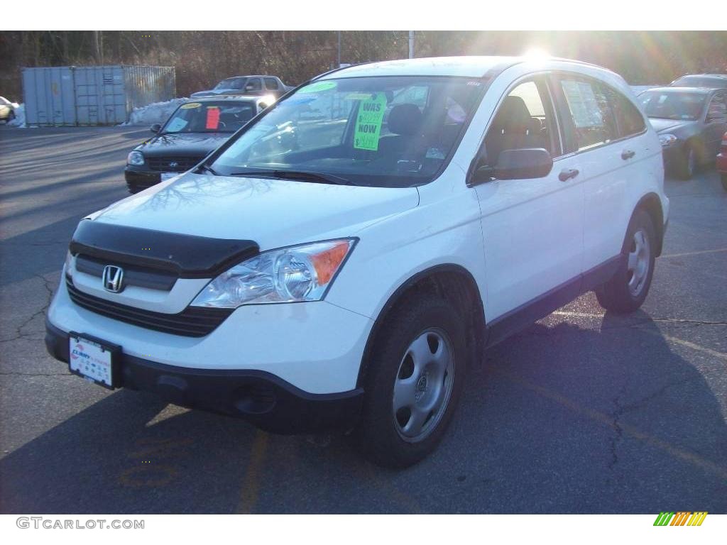 2007 CR-V LX 4WD - Taffeta White / Gray photo #21