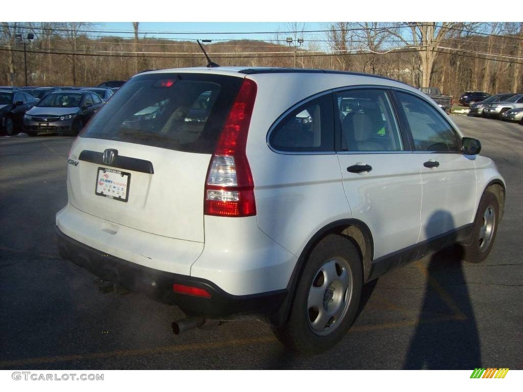 2007 CR-V LX 4WD - Taffeta White / Gray photo #22