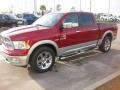 2010 Inferno Red Crystal Pearl Dodge Ram 1500 Laramie Crew Cab  photo #1