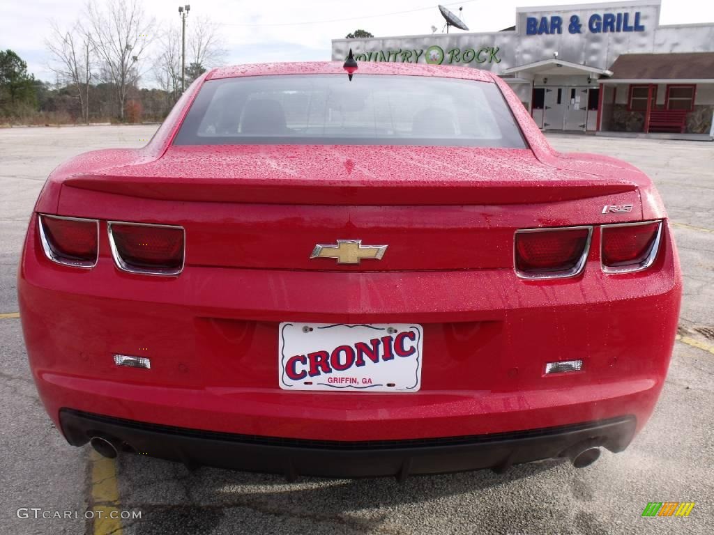 2010 Camaro LT/RS Coupe - Victory Red / Black photo #4