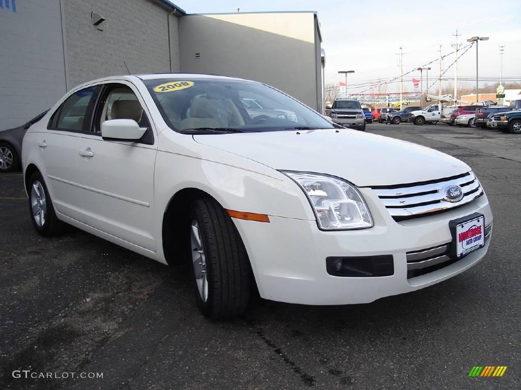 2008 Fusion SE - White Suede / Camel photo #7