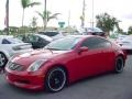 2005 Laser Red Infiniti G 35 Coupe  photo #6