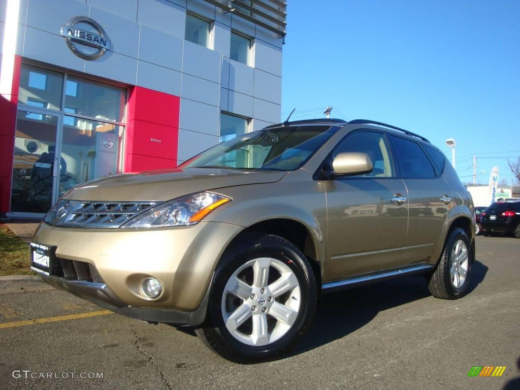 2006 Murano SL AWD - Chardonnay Metallic / Cafe Latte photo #4