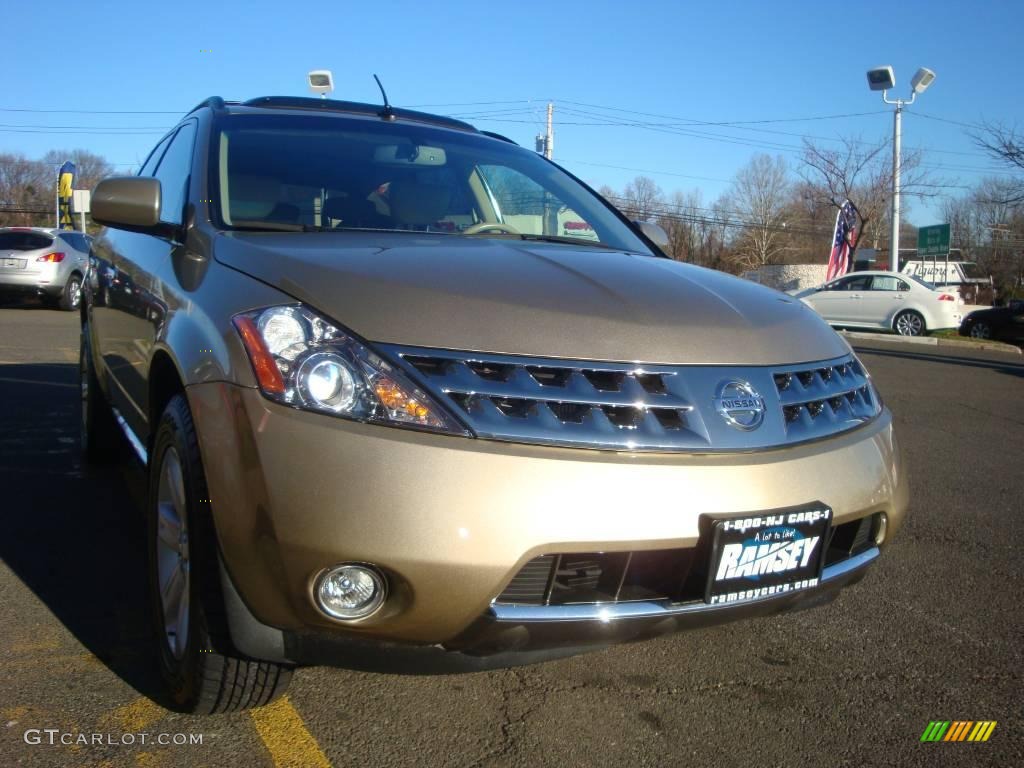 2006 Murano SL AWD - Chardonnay Metallic / Cafe Latte photo #14