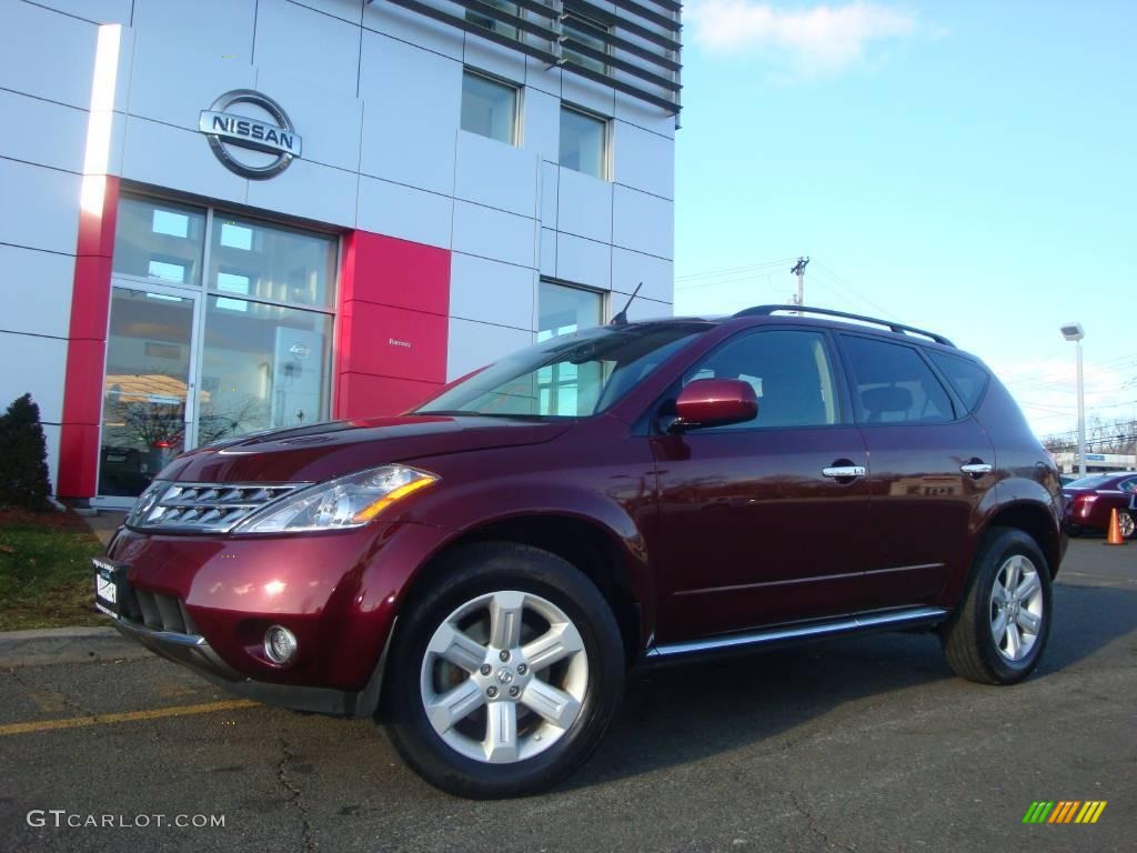 2006 Murano SL AWD - Merlot Pearl / Charcoal photo #4