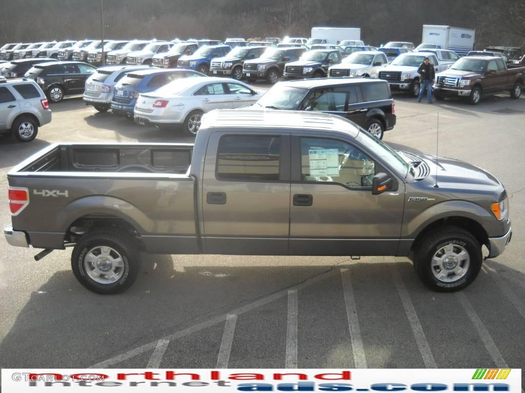 2010 F150 XLT SuperCrew 4x4 - Sterling Grey Metallic / Medium Stone photo #5