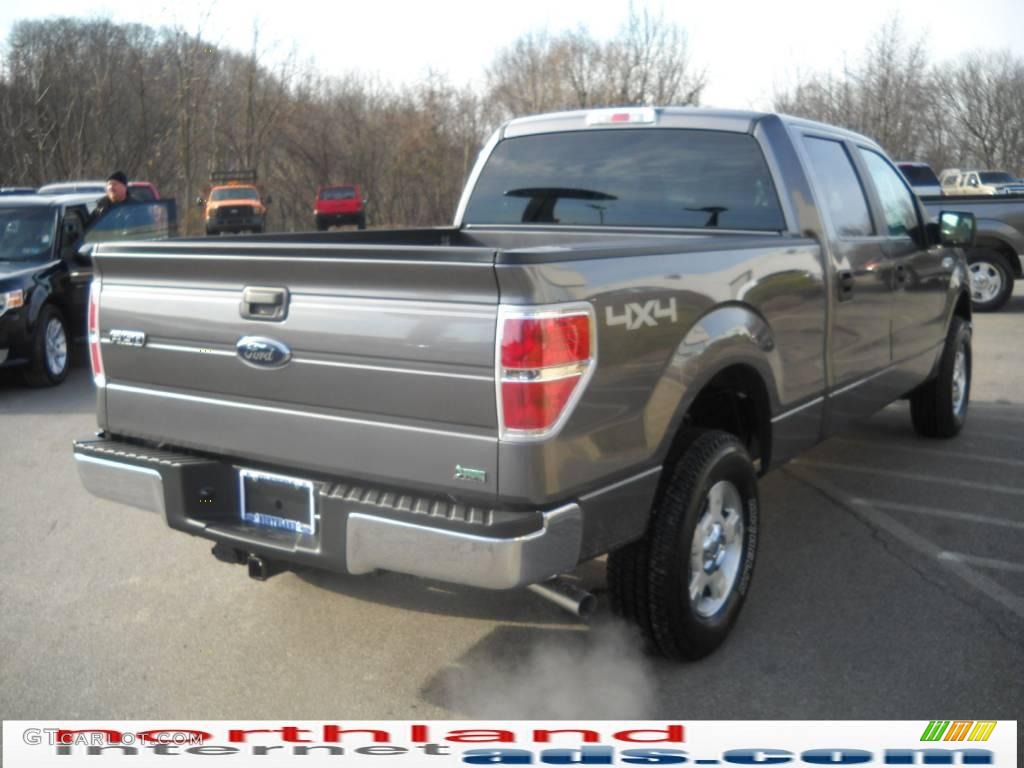 2010 F150 XLT SuperCrew 4x4 - Sterling Grey Metallic / Medium Stone photo #6