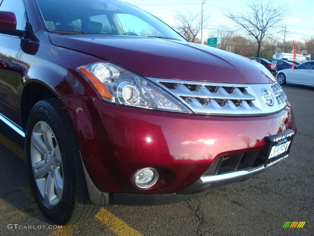 2006 Murano SL AWD - Merlot Pearl / Charcoal photo #22